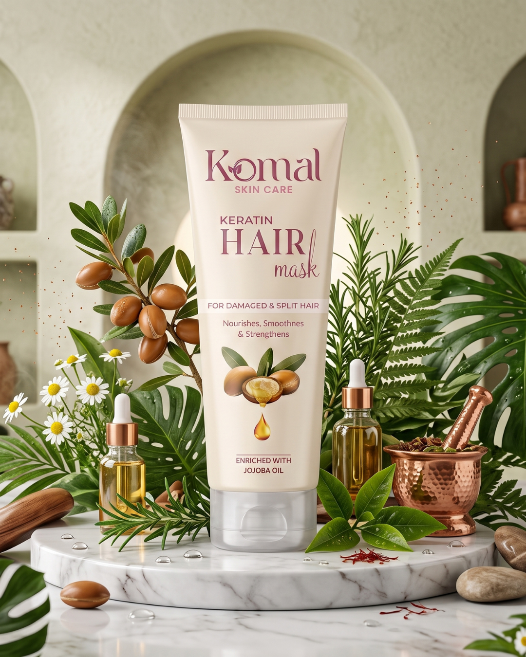Keratin Hair Mask (For Damage & Split Hair)
