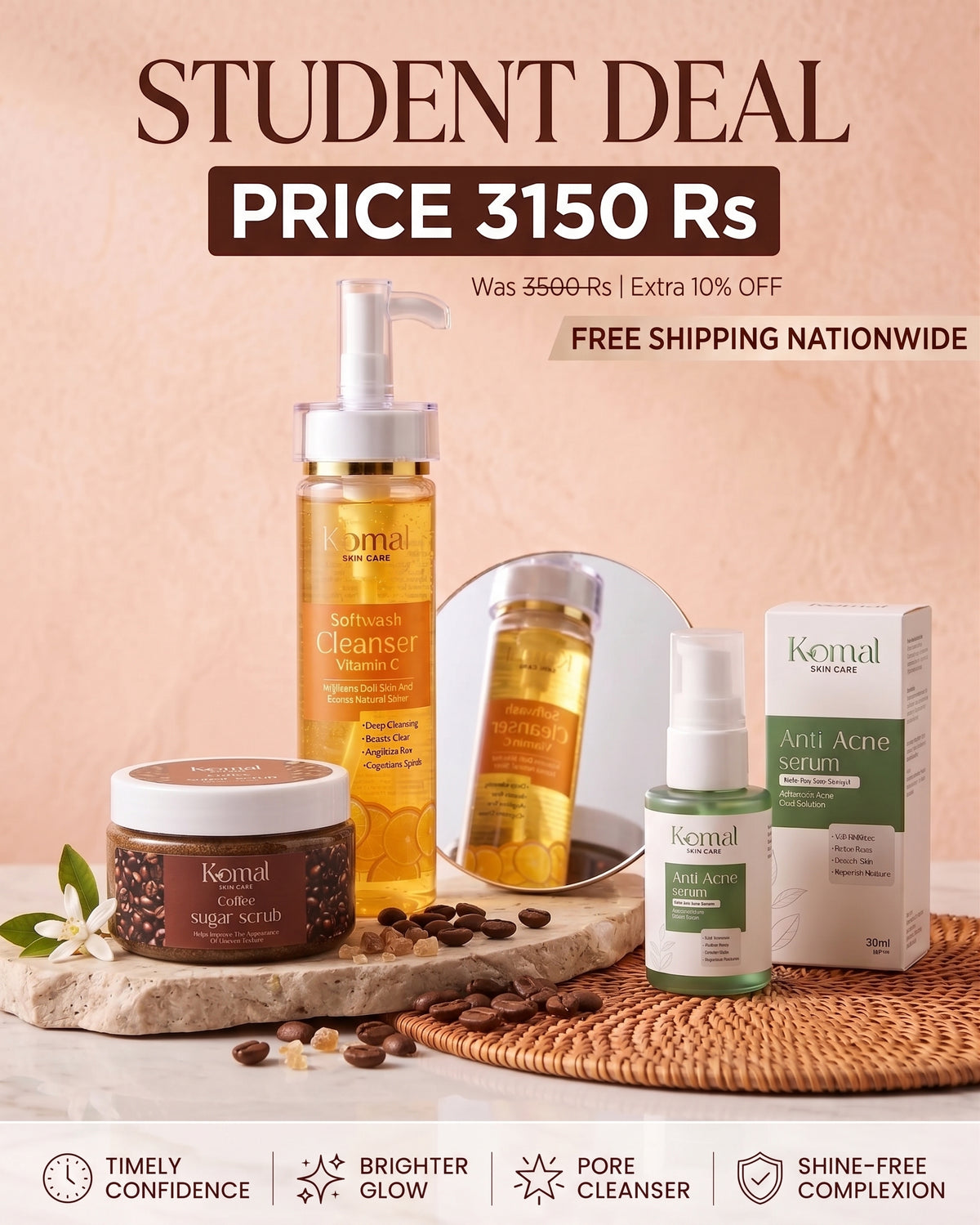 Student Deal — Acne & Body Care Bundle