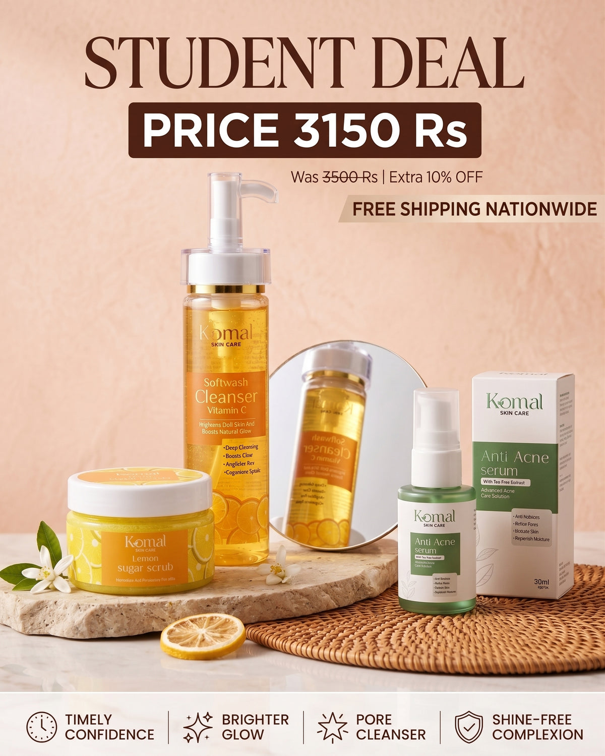 Student Deal — Acne & Body Care Bundle