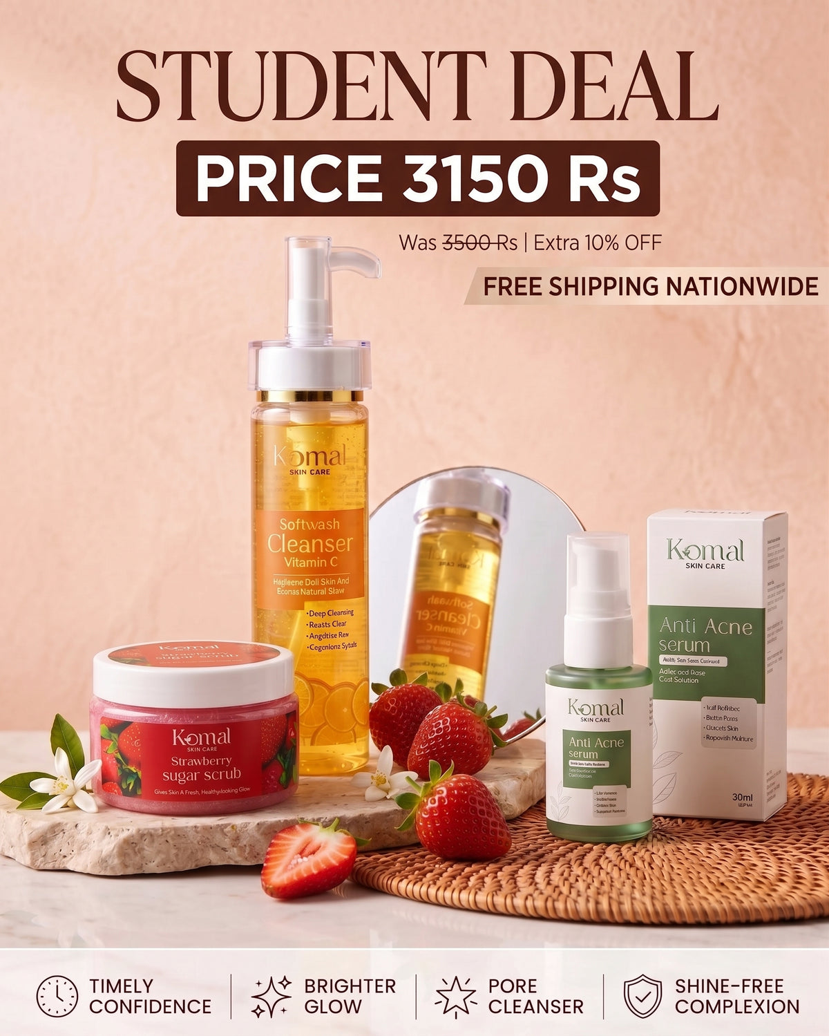 Student Deal — Acne & Body Care Bundle