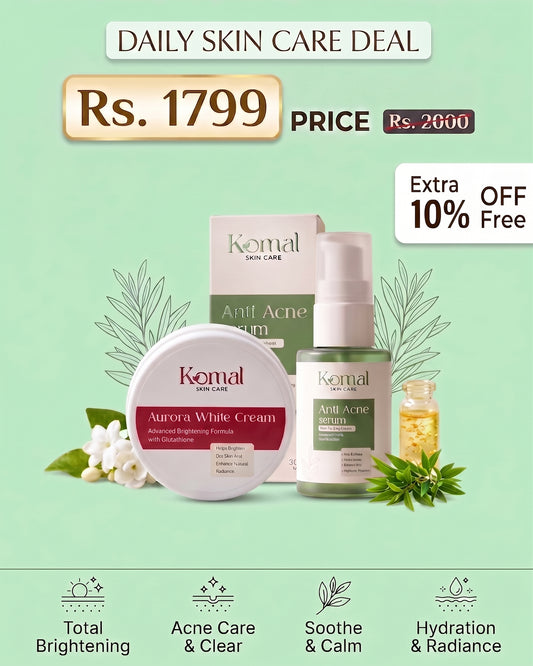Daily Skin Care Deal— Acne & Instant Whitening Bundle